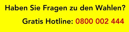 Wahlhotline Zettel