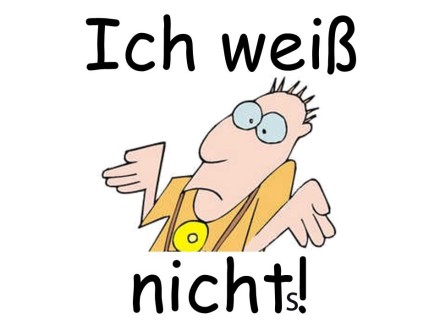 ich weiss nicht Kopie